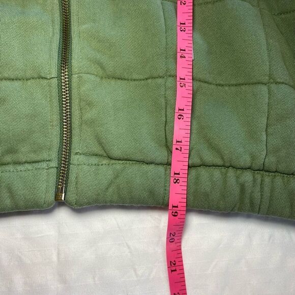 Bobi LA Quilted Cropped Jacket with Hood Green (Sprout) Women’s Size XL NWOT - Picture 9 of 10